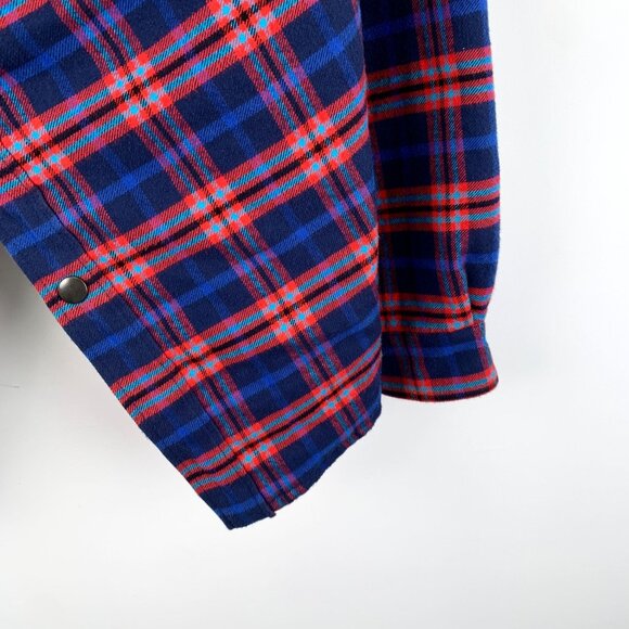 Balenciaga Parisian Checkered Cotton Lapel Long-Sleeved Shirt Jacket XS Size - Picture 5 of 7